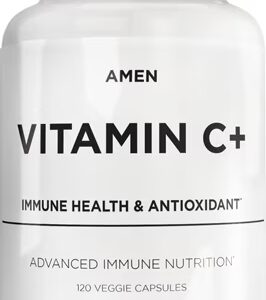 AMEN Vitamina C+ Zinco Rosa Mosqueta Quercetina e Bioflavonoides Cítricos -- 120 Cápsulas