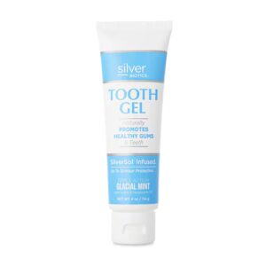 Gel dental American Biotech Labs Silver Biotics - Xilitol Menta Glacial - 4 oz