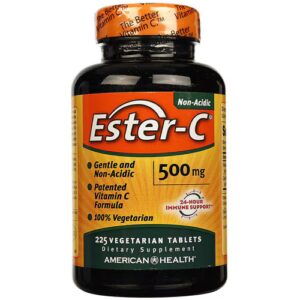 American Health Ester-C -- 500 mg - 225 Comprimidos Vegetarianos