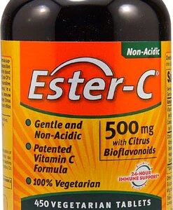 American Health Ester-C® com Bioflavonoides Cítricos -- 500 mg - 450 Comprimidos Vegetarianos