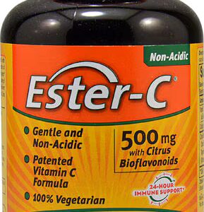 American Health Ester-C® com Bioflavonoides Cítricos -- 500 mg - 240 Cápsulas Vegetarianas