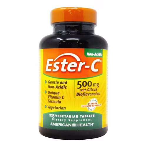 American Health Ester-C® com Bioflavonoides Cítricos -- 500 mg - 225 Comprimidos Vegetarianos