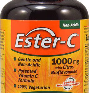 American Health Ester-C® com Bioflavonoides Cítricos -- 1000 mg - 180 Comprimidos Vegetarianos