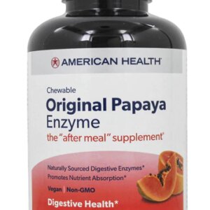 Enzima de mamão mastigável American Health Original - 600 comprimidos
