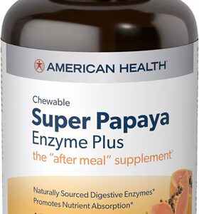 American Health Super Papaya Enzyme Plus Mastigável - 360 Comprimidos Mastigáveis
