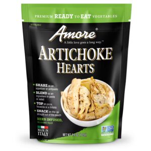 Corações de alcachofra com infusão de ervas Amore - 4,4 oz
