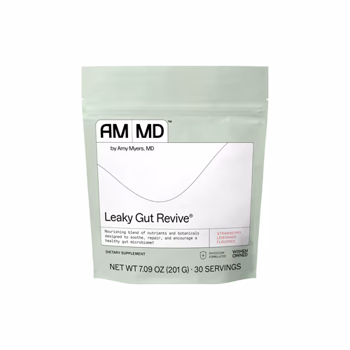Amy Myers MD Leaky Gut Revive Limonada de Morango - 30 Porções