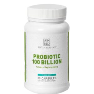 Cápsulas probióticas Amy Myers MD - 100 bilhões - 30 cápsulas