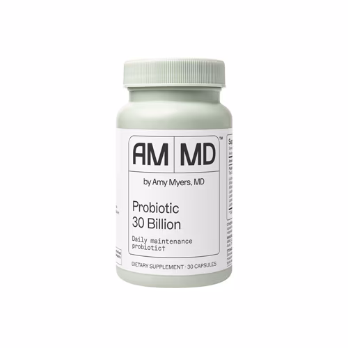 Cápsulas probióticas Amy Myers MD - 30 bilhões -- 30 cápsulas