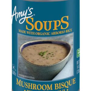 Sopa Orgânica de Cogumelos com Porcini da Amy - 14 fl oz