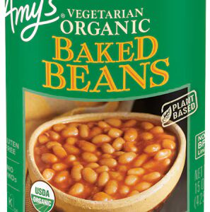 Feijão cozido vegetariano orgânico da Amy - 15 oz