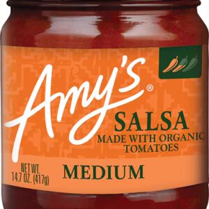 Salsa Orgânica Média da Amy - 14,7 oz
