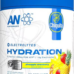 Hidratação com Eletrólitos AN Performance - Chiquita - Certificado Informed Sport Abacaxi Morango - 30 Porções