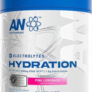 Hidratação com Eletrólitos AN Performance - Limonada Rosa Certificada pela Informed Sport - 30 Porções