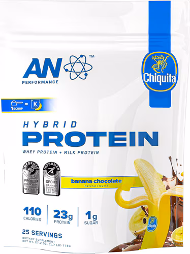 Proteína Híbrida AN Performance - Chiquita - Banana Chocolate Certificada pela Informed Sport - 25 Porções