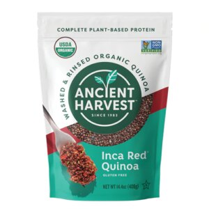 Quinoa orgânica Ancient Harvest Inca Red - 12 oz