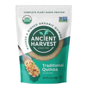 Quinoa tradicional orgânica branca integral Ancient Harvest - 14,4 oz