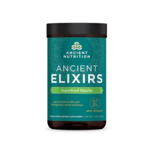 Ancient Nutrition Elixir Superalimento Matcha - 8,5 oz