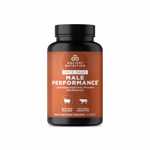 Ancient Nutrition Ancient Glandulars - Desempenho Masculino Diário - 30 Comprimidos