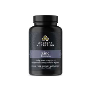 Nutrição Antiga Nutrientes Antigos Zinco + Probióticos -- 30 Cápsulas