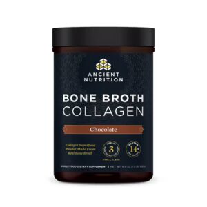 Caldo de Ossos com Colágeno e Chocolate da Ancient Nutrition - 30 Porções