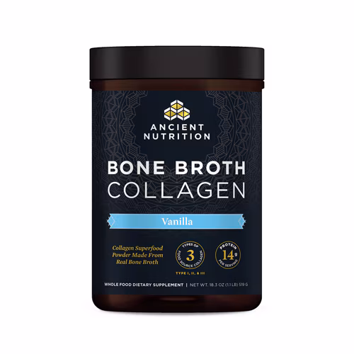 Caldo de Ossos de Colágeno™ da Ancient Nutrition com Baunilha -- 500 ml