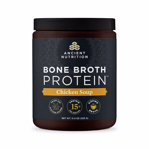 Sopa de Frango com Proteína de Caldo de Osso da Ancient Nutrition - 15 Porções