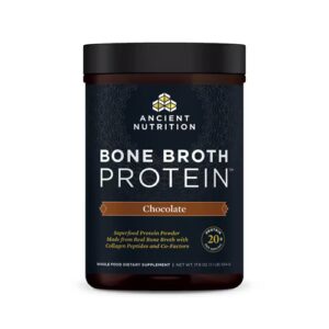Caldo de Ossos Proteico de Chocolate da Ancient Nutrition - 500g