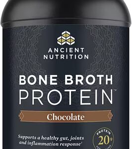 Caldo de Ossos Proteico de Chocolate da Ancient Nutrition - 40 Porções