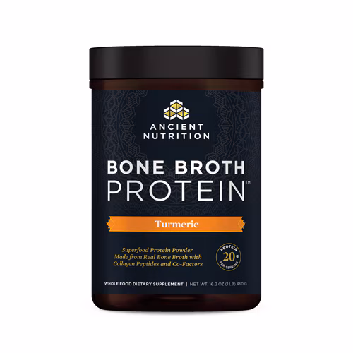 Caldo de Osso Proteico de Cúrcuma da Ancient Nutrition - 473 g