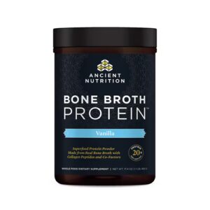 Caldo de Ossos Proteico de Baunilha da Ancient Nutrition - 500 ml
