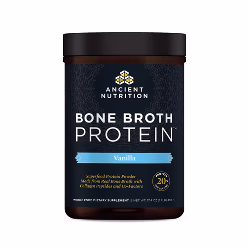 Caldo de Ossos Proteico de Baunilha da Ancient Nutrition - 500 ml