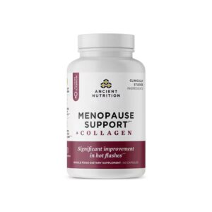 Colágeno Ancient Nutrition para Mulheres - Suporte para Menopausa - 60 Cápsulas