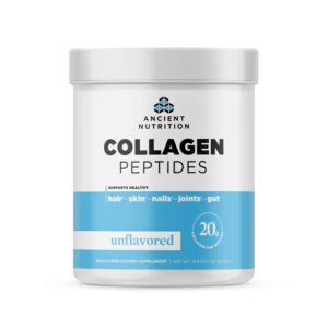 Peptídeos de colágeno da Ancient Nutrition sem sabor - 500 ml