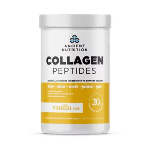 Peptídeos de Colágeno Ancient Nutrition Baunilha -- 8,51 oz