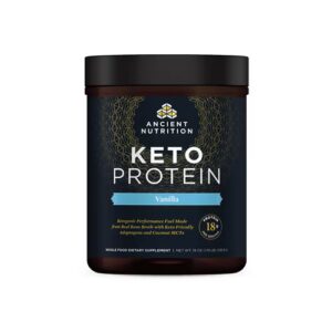 KetoPROTEIN™ Baunilha da Ancient Nutrition - 17 porções
