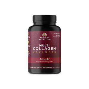 Ancient Nutrition Multi Collagen Advanced - Músculo -- 90 Cápsulas