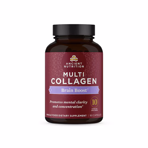 Multicolágeno para o cérebro da Ancient Nutrition - 90 cápsulas