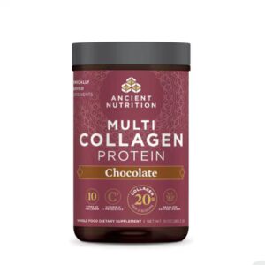 Proteína Multicolágeno Chocolate da Ancient Nutrition - 16,65 oz