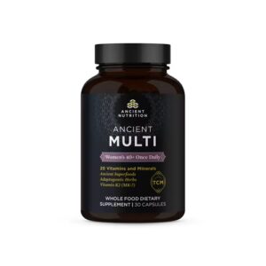 Ancient Nutrition Multi Mulheres 40+ Uma Vez ao Dia - 30 Cápsulas