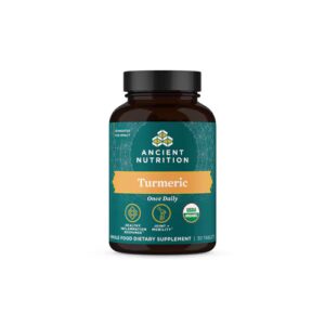 Cúrcuma Orgânica Ancient Nutrition - 30 Comprimidos