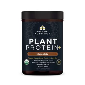 Proteína Vegetal + Chocolate da Ancient Nutrition -- 350g