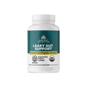 Ancient Nutrition Regenerative Organic Certified - Suporte para Intestino Permeável - 90 Cápsulas