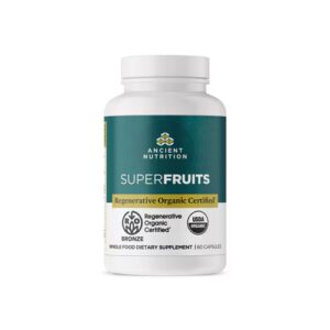 Superfrutas Orgânicas Certificadas Regenerativas da Ancient Nutrition - 60 Cápsulas