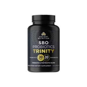 Ancient Nutrition SBO Probiótico Trinity - 60 Cápsulas