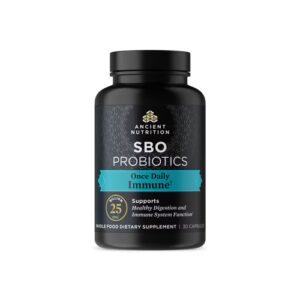 Probióticos SBO da Ancient Nutrition para imunidade uma vez ao dia - 30 cápsulas