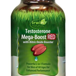 Irwin Naturals Testosterona Mega Boost VERMELHO -- 68 unidades