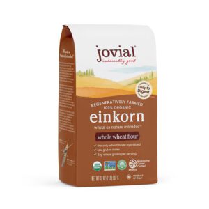 Jovial 100% Organic Einkorn Whole Wheat Flour -- 32 oz