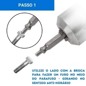 Extrator de Parafuso Super Resistente