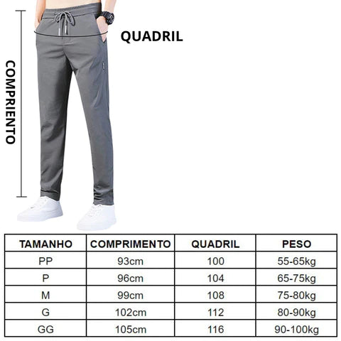 Calça Masculina Ultra Confortável e Flexível